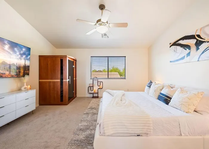 Willa Sunlit Sandscape Private Sauna Heated Pool Hot Tub Hosted By Relaxtay Casa Grande