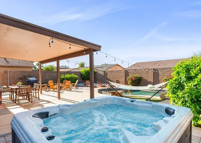 Willa Sunlit Sandscape Private Sauna Heated Pool Hot Tub Hosted By Relaxtay Casa Grande