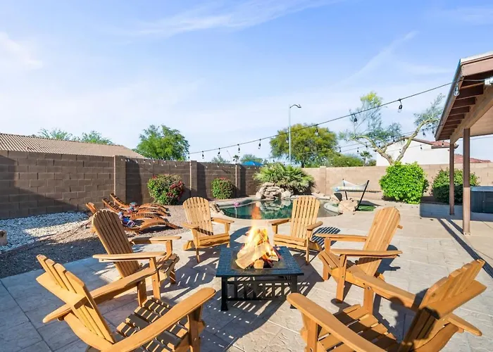 Sunlit Sandscape Private Sauna Heated Pool Hot Tub Hosted By Relaxtay Casa Grande