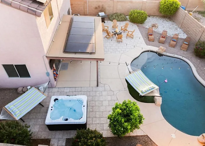 Sunlit Sandscape Private Sauna Heated Pool Hot Tub Hosted By Relaxtay Casa Grande