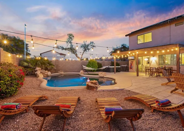 Sunlit Sandscape Private Sauna Heated Pool Hot Tub Hosted By Relaxtay Willa Casa Grande