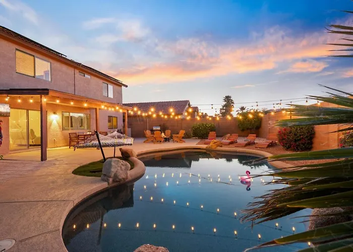 Willa Sunlit Sandscape Private Sauna Heated Pool Hot Tub Hosted By Relaxtay Casa Grande